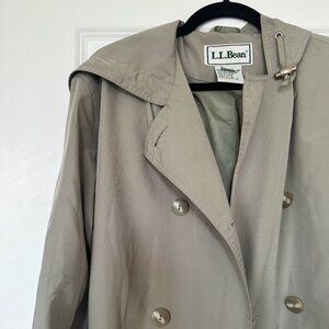 **SOLD** LL Bean Light Green Rain Jacket - Women’s Reg S